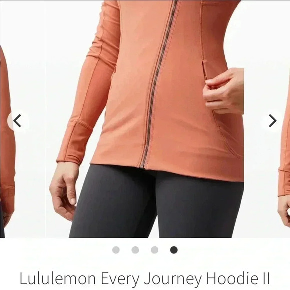 Lululemon every journey hoodie in rustic coral. - Picture 4 of 6